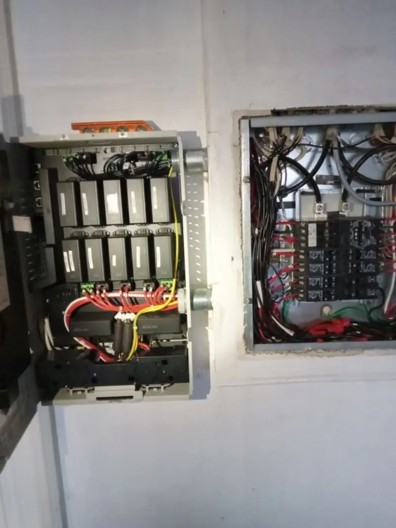 Electrical panel upgrade completed for Indoor Lighting Installation in Mascoutah